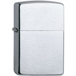 Zippo regular chroom brush finish